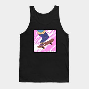 the metro club. skateboarding Tank Top